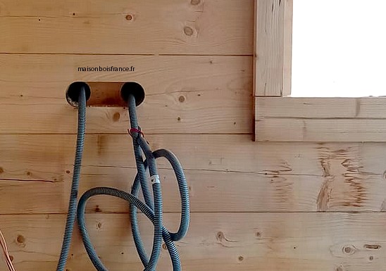 percage electricité maison bois